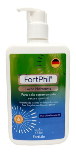  Fortphil Loção Hidratante Para Pele Seca E Sensível - 473g