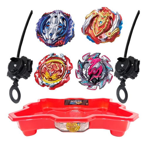 Beyblade Combo 4 Beyblade 2 Lanzador 1 Estadio