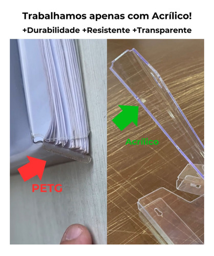 Display Porta Folha Prontuário De Parede A3 Horizontal