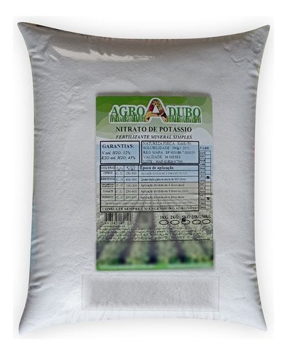 Fertilizante Agroadubo Nitrato De Potássio 5kg Adubo Ferti Hidroponia