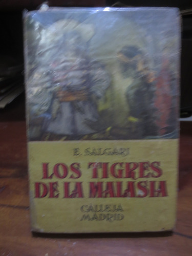 Libro Los Tigres De La Malasia De Emilio Salgari 1948