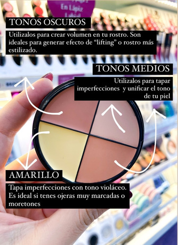 Imagen 2 de 5 de Corrector De Ojeras Cuarteto Cremoso Xúlu Z147