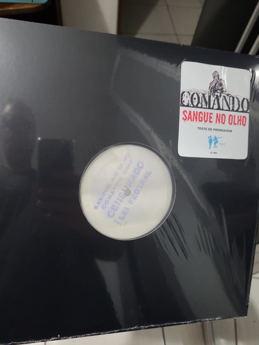 Lp Comando Dmc - Sangue No Olho (teste Presangem) (Usado)