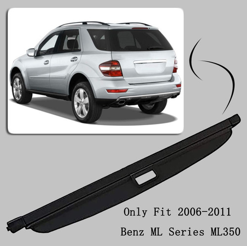 Cubierta De Carga Para Mercedes Benz Serie Ml Ml350 Negro Bl