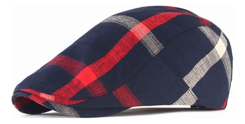 Gorra De Boina Estilo Inglés, Moda Casual, Plaid Sombreros