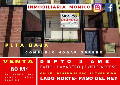 Imagen 1 de 24 de Venta Depto 3 Amb En Complejo Hogar Obrero Paso Del Rey