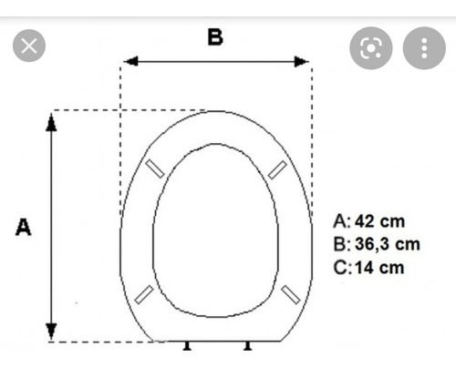 Imagen 2 de 8 de Tapa O Asiento Sanitario Aquamarine Prolife