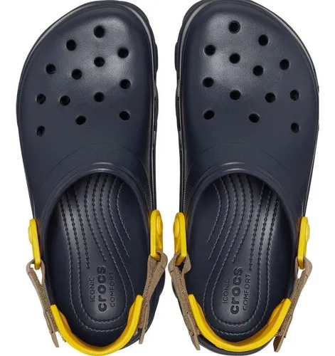 Crocs Originales Classic All Terrain Clog Azul Amarillo 33.999