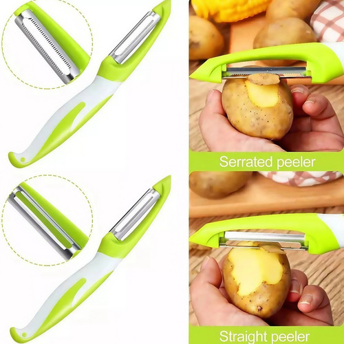 Pelador De Patatas, Manzanas Y Verduras, 3 Piezas