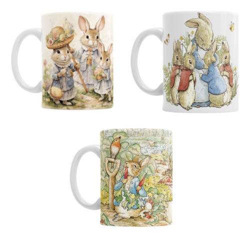 Tazas De Cerámica Peter Rabbit - Pascuas