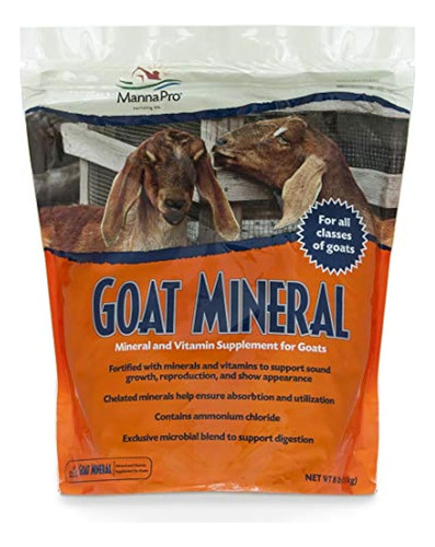 Manna Pro Goat Mineral  Fabricado Con Viatiminas Y Minerales