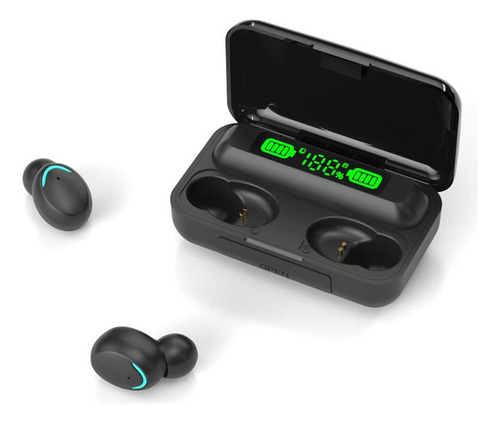 Auriculares Inalambricos F9-5 Lh-3194 Color Negro