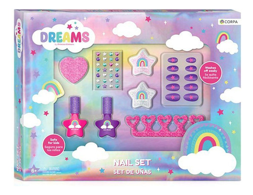 Set De Uñas Dreams Caja Maquillaje Cosmetico 