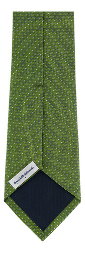 Corbata Scappino Brera Seda Para Hombre 431 Color Verde medio