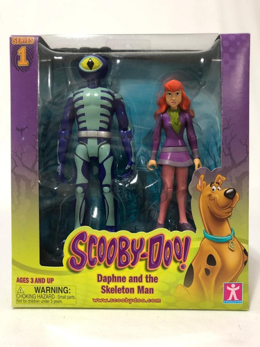 Bonecos Daphne & Skeleton Man Lacrado - Coleção Scooby-doo