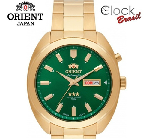 Relógio Orient Masculino Automático 469gp077 E1kx - Verde
