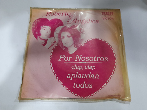 Lp 45rpm Roberto Y Angélica Por Nosotros En  Lp 45rpm