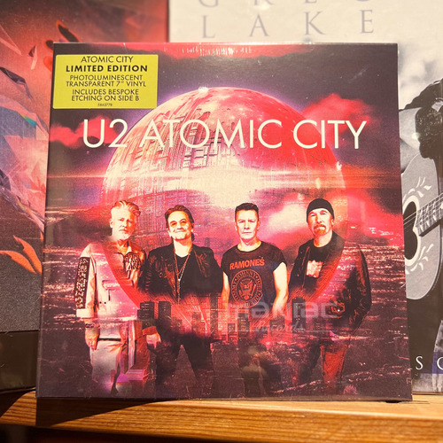 U2 Atomic City 7 Pulgadas Vinilo