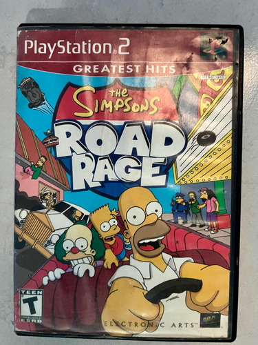 Juego Físico  The Simpsons Game Y The Simpsons Road Race