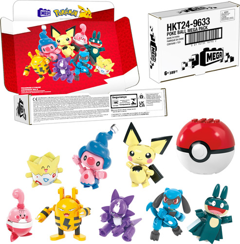 Juguetes De Construcción De Figuras De Acción Mega Pokémon T
