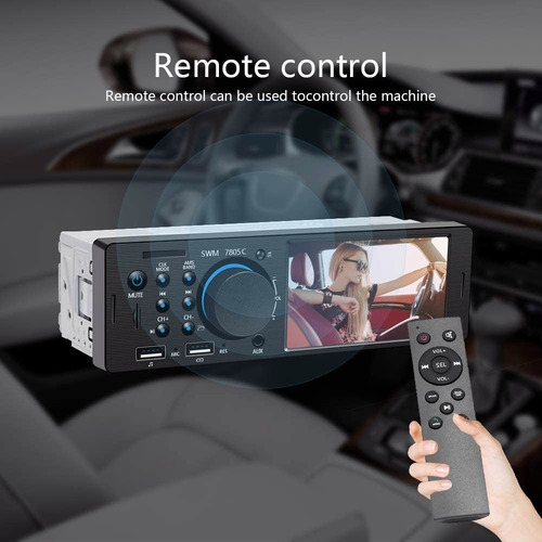 Imagen 9 de 9 de Reproductor Auto Estereo Pantalla Táctil 4.1 Mp5 Bt + Camara
