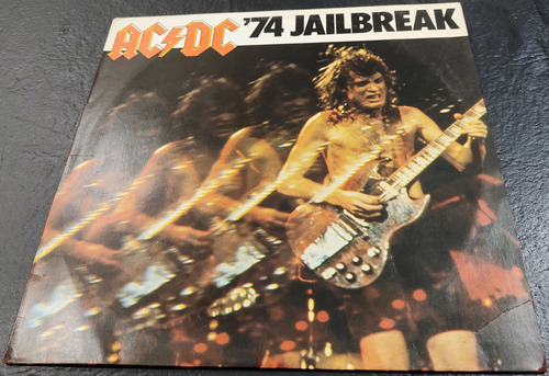 Ac/dc - '74 Jailbreak Lp Brasil 1ra Edicion Iron Maiden Kiss