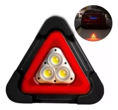 Triangulo De Auto Emergencia Seguridad Led 42+3 Leds Calidad