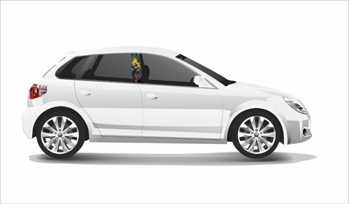 Sticker Forrar Postes Pilar Ventanilla Auto Joker 003