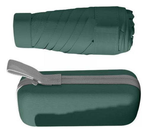 3 Mini Umbrella For Purse Travel Umbrella Portable Green