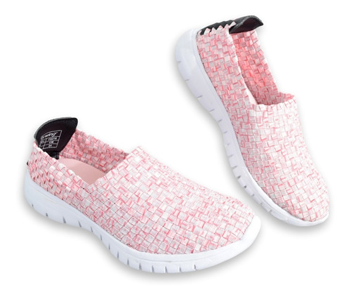 Zapatilla Pancha Elastizada Flywing F5218 Tejida Flexible
