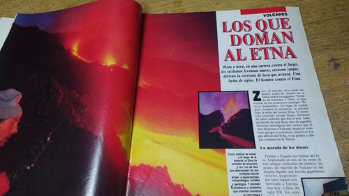 Revista Descubrir Nº 9 Año 1992 Volvanes Etna