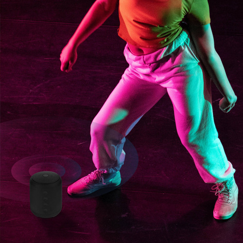 Altavoz Inalámbrico Impermeable Con Ranura Para Tarjetas Par