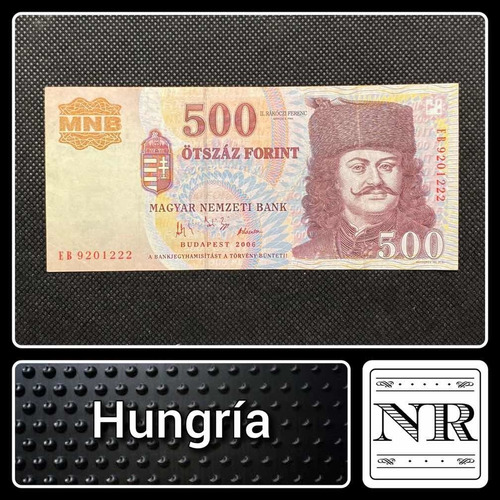 Hungria - 500 Florines - Año 2006 - P #194