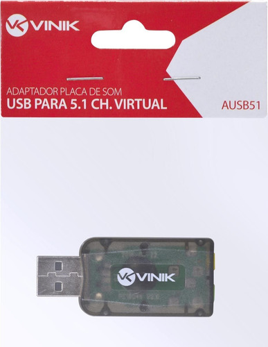 Imagem 4 de 6 de Adaptador Placa De Som Usb 5.1 Fone Microfone Canais Virtual