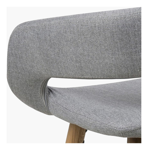 Taburete Medio 66 Tapiz Grace Gris