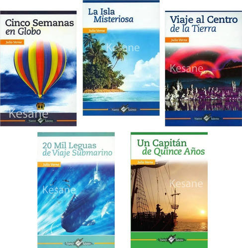 Paquete Julio Verne Colección Libros Clásicos Epoca