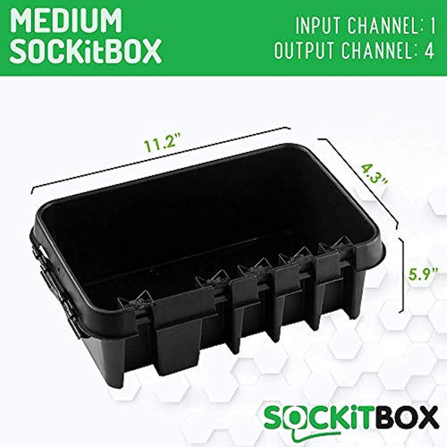 Sockitbox - Caja De Conexión Eléctrica Portátil Resistente A