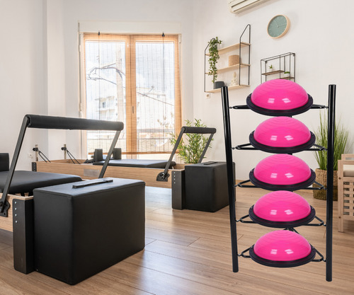 Estante De Almacenamiento 5 Niveles + 5 Bosu Ball 60cm