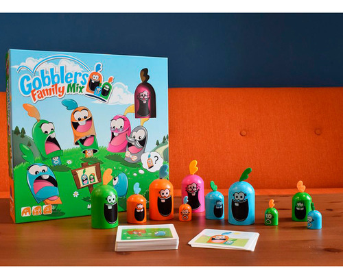 Juego De Mesa 00379 Gobblers Family Mix Familiar Blue Orange
