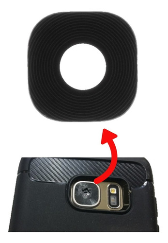 Vidrinho Protetor Da Camera+ Adesivo Cola Samsung S7 S7 Edge