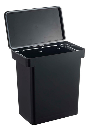 Home - Cubo De Basura Con Ruedas De 6.5 Galones, Doble Compa