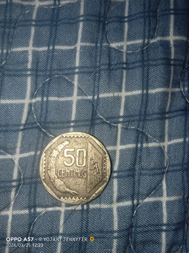 Vendo Moneda Peruana De 50 Céntimos De 1992 