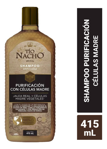 Tío Nacho Shampoo Células Madre Vegetales 415 Ml