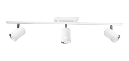 Barral Aplique Riel 3 Luces Led Dicro Minimalista Spot Movil