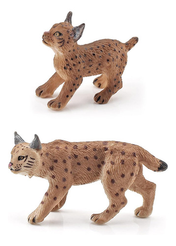 Bbiamsleep 2 Piezas Figura Lince Realista Figura Lince Lince