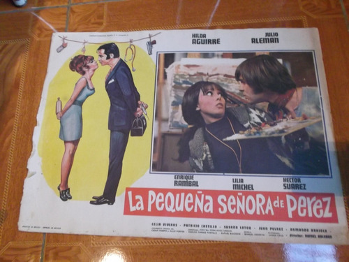 Lobby Card D Hilda Aguirre En La Pequeña Señora De Perez