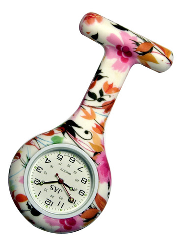 Jas Reloj De Solapa Con Estampado Floral Para Enfermeras Sil