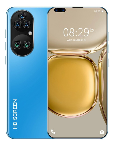 Teléfonos Inteligentes Android Baratos P60 Pro Azul 6.82 En