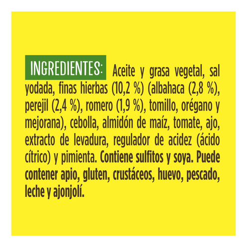 Hoja Sazonadora Jugoso Al Sartén® Finas Hierbas 23.4 G Maggi