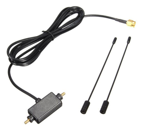 Antena Digital Negra Tipo T Dvb-t/cmmb Para Coche, Tv